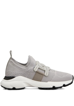 Tod's knitted slip-on sneakers - Grey