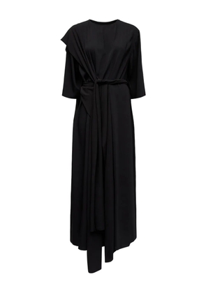 MM6 Maison Margiela asymmetric midi dress - Black