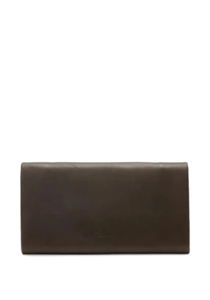 AllSaints Harluna zip-up clutch bag - Brown