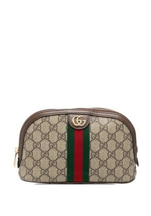 Gucci Pre-Owned 2016-2026 GG Supreme Ophidia Cosmetic pouch - Brown