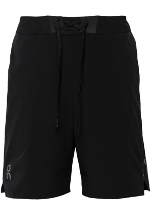 On Running logo-print running shorts - Black