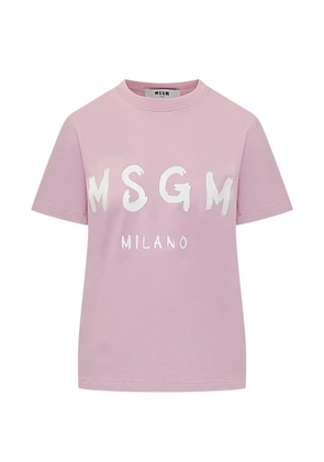 MSGM logo T-shirt - Pink