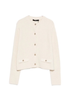 Weekend Max Mara front-pocket buttoned cardigan - Neutrals