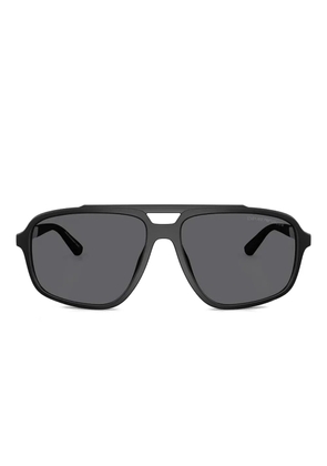 Emporio Armani pilot-frame sunglasses - Black