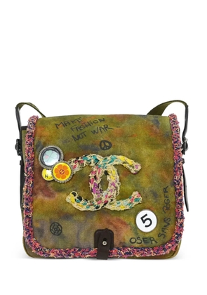 CHANEL Pre-Owned 2015 graffiti shoulder bag - Green