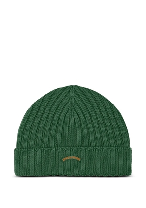 Paul & Shark ribbed wool beanie - Green