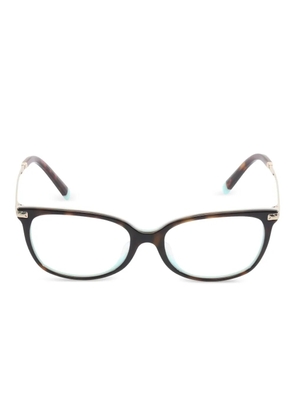 Tiffany & Co Eyewear rectangle-frame glasses - Brown