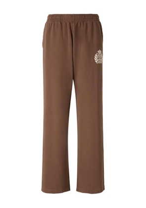 Sporty & Rich Bristol Crest elasticated-waist track pants - Brown