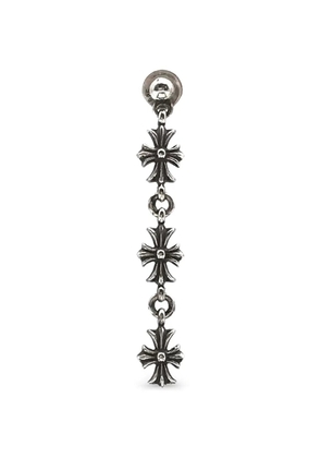 Chrome Hearts Tiny E Plus 3 drop earring - Silver