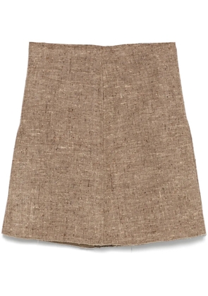Prada Pre-Owned 1990s wool skirt - Neutrals