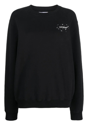 Off-White Bling Stars Arrow cotton sweatshirt - Black