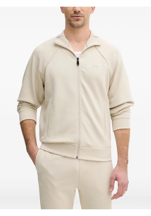 BOSS logo-embroidered tracksuit - Neutrals