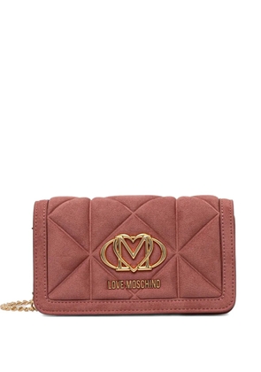 Love Moschino chain-strap shoulder bag - Pink