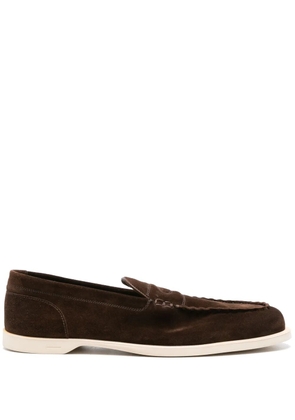 John Lobb Pace suede loafers - Brown