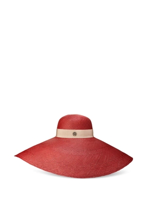 Maison Michel Blanche hat - Red