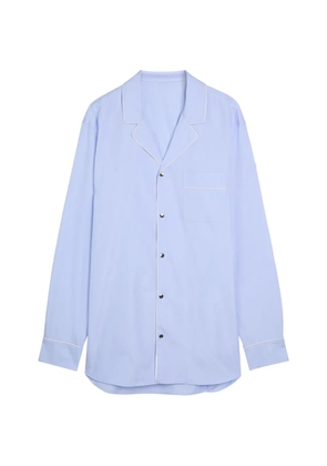Moncler long sleeves pocket shirt - Blue