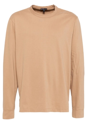 James Perse heavy luxe long-sleeved T-shirt - Brown