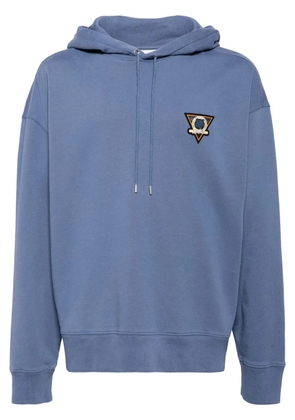 Maison Kitsuné long sleeve cotton hoodie - Blue