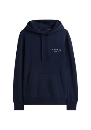 Tommy Hilfiger logo drawstring hoodie - Blue