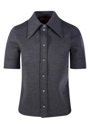 Gucci button collar shirt - Grey