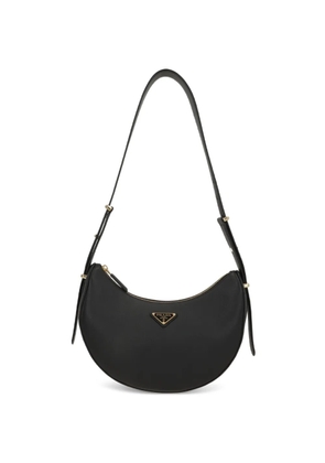Prada Arqué leather shoulder bag - Black