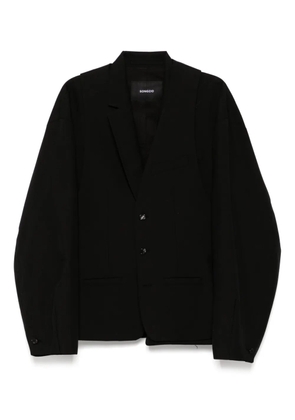 SONGZIO signature meta cocoon jacket - Black