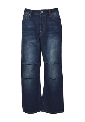 EVISU seagull-print five-pockets jeans - Blue