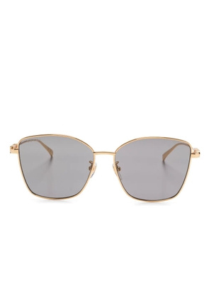Gucci Eyewear butterfly-frame sunglasses - Gold