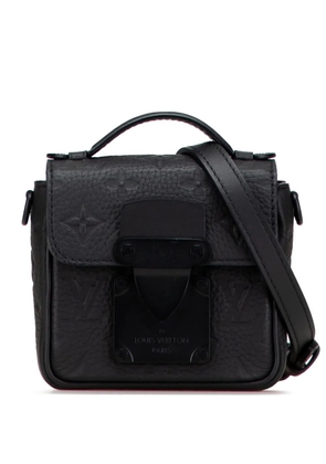 Louis Vuitton Pre-Owned 2021-2025 Monogram Taurillon Pico S Lock satchel - Black