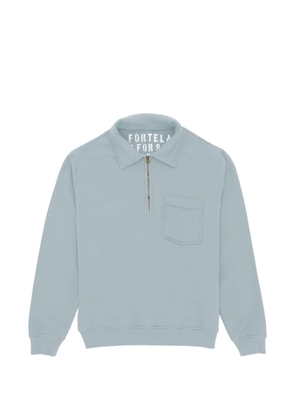 Fortela zip-collar sweatshirt - Grey