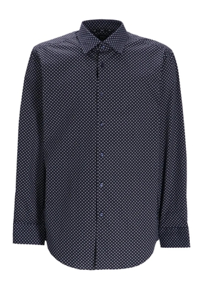 BOSS polka dot-patterned shirt - Black