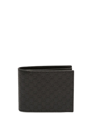 Gucci Pre-Owned 2000-2015 Guccissima Bifold Wallet small wallets - Black