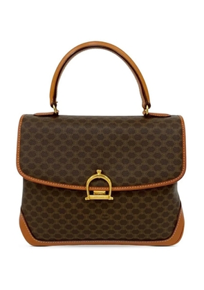 Celine Pre-Owned 2010 Macadam Coated Canvas handbag - Brown