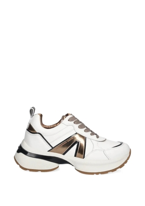 Alexander Smith Victoria metallic-trim sneakers - White