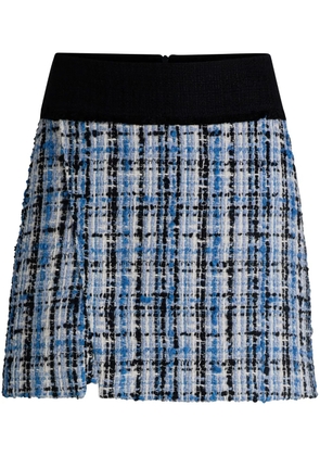 BOSS tweed mini skirt - Blue