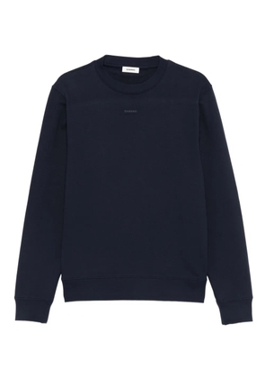 SANDRO crew-neck sweatshirt - Blue