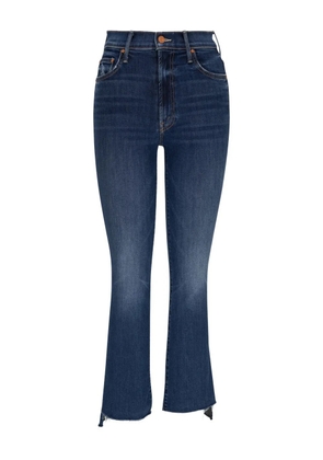 MOTHER The Insider raw-hem cropped jeans - Blue