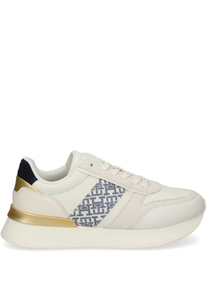 Tommy Hilfiger monogram trainers - White
