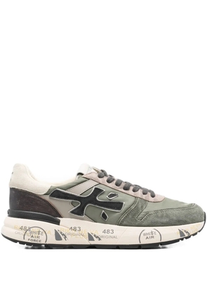 Premiata logo-appliqué sneakers - Green