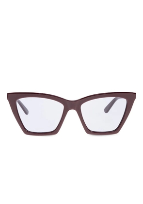 Alexander McQueen Eyewear cat-eye frame sunglasses - Red