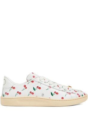 Valentino Garavani Royco Cherryfic-print sneakers - White