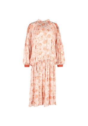 Mother Of Pearl floral-print midi dress - Neutrals