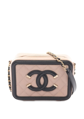 CHANEL Pre-Owned 2019 Filigree Vanity shoulder bag - Pink