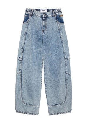 MSGM panelled pocket jeans - Blue
