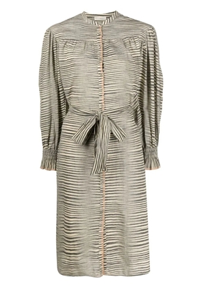 Ulla Johnson Fiora striped shirtdress - Grey