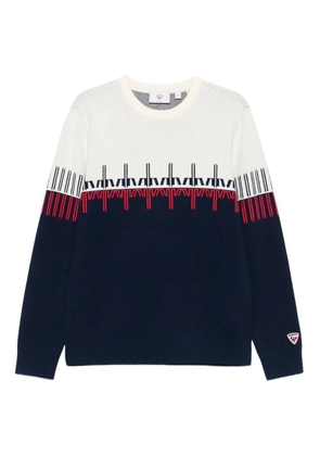 Rossignol fairisle-pattern crew-neck sweater - Blue