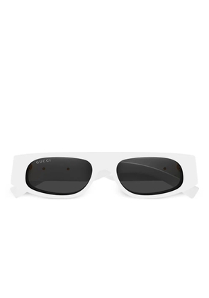Gucci Eyewear rectangle-frame sunglasses - White