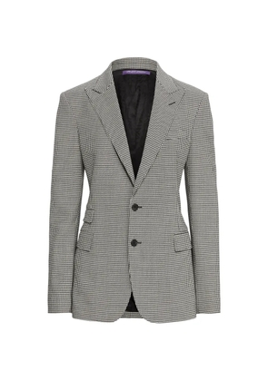 Ralph Lauren Collection houndstooth blazer - Black
