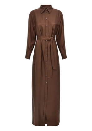 TOM FORD shirt maxi dress - Brown
