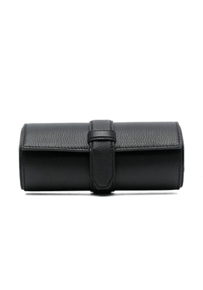 Brioni grained leather 3-watch roll - Black